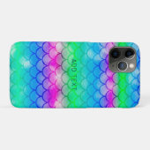 Een prachtige waaier van zeemeerminachtige kleuren Case-Mate iPhone case (Achterkant (horizontaal))