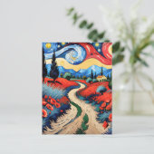 Een prachtige weide briefkaart (Staand voorkant)