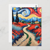 Een prachtige weide briefkaart (Voorkant / Achterkant)