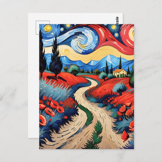 Een prachtige weide briefkaart (Voorkant / Achterkant)