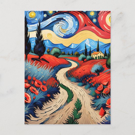 Een prachtige weide briefkaart (Voorkant)