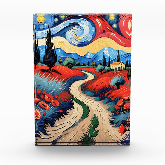 Een prachtige weide fotoblokken (Voorkant)