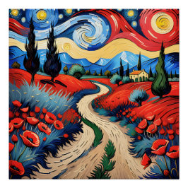 Een prachtige weide perfect poster