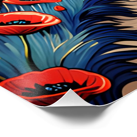 Een prachtige weide perfect poster (Hoek)