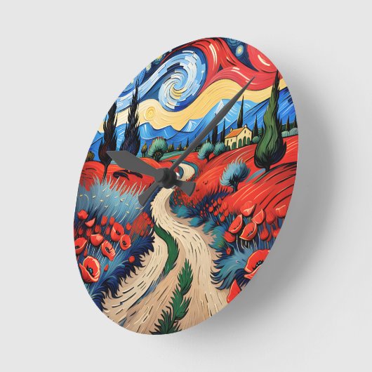 Een prachtige weide ronde klok (Hoek)