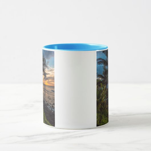 Een prachtige zonsondergang 2 mok (Midden)
