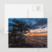 Een prachtige zonsondergang briefkaart (Voorkant / Achterkant)