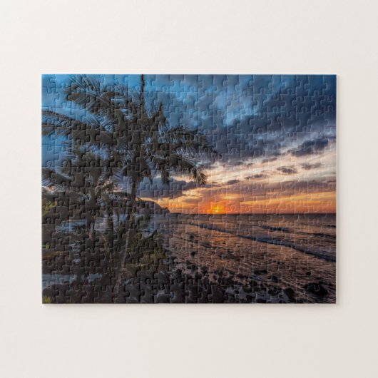 Een prachtige zonsondergang legpuzzel (Horizontaal)
