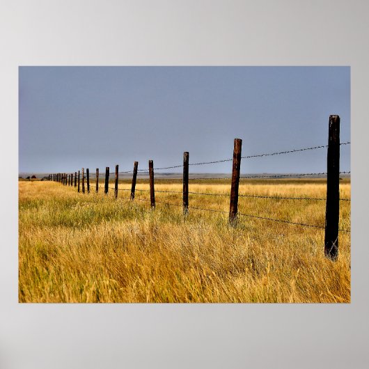 Een Prairie Mile omwoeld Poster (Voorkant)