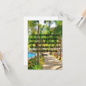 Een Prayer Help & Protection Flat Wenskaart Kaart (Voorkant / Achterkant in situ)