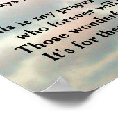 EEN PRAYER VOOR MIJN OUDERS POSTER (Hoek)