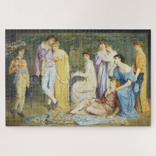 Een Prelude van Bach spelen Legpuzzel (Horizontaal)