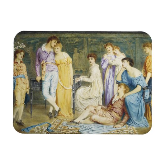 Een Prelude van Bach spelen Magneet (Horizontaal)