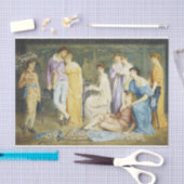 Een prelude van Johann Sebastian Bach spelen Tissuepapier (Craft)