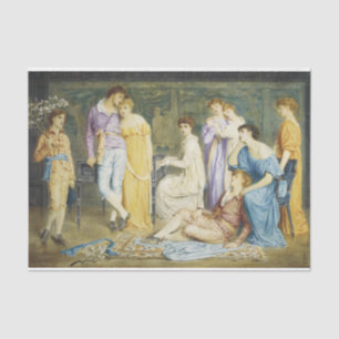 Een prelude van Johann Sebastian Bach spelen Tissuepapier