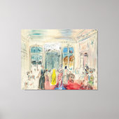 Een presentatie bij Schiaparelli Canvas Afdruk (Voorkant)