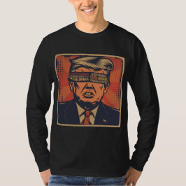 Een president geblinddoekt door mentale problemen t-shirt