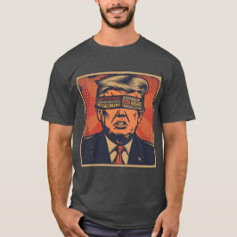 Een president geblinddoekt door mentale problemen t-shirt