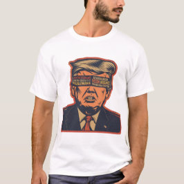 Een president geblinddoekt door mentale problemen t-shirt