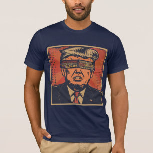 Een president geblinddoekt door mentale problemen t-shirt