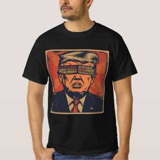 Een president geblinddoekt door mentale problemen t-shirt