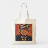 Een president geblinddoekt door mentale problemen tote bag (Achterkant)