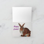 Een pret, de lichtjes Verdraaide Kaart van Pasen (Binnen)