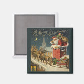 Een prettig feest magneet (Voorkant / Achterkant)