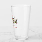 Een prettig kerstfeest glas (Links)