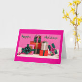 EEN "PRETTIG KERSTFEEST" TOEWENSEND KAART (Gele Bloem)