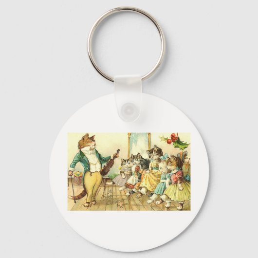 Een prettig kerstfeest voor jou sleutelhanger (Voorkant)