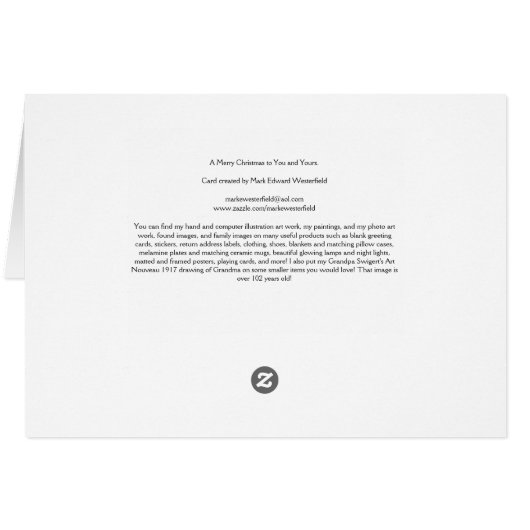 Een prettig kerstfeest voor u en voor u (Achterkant Horizontaal)