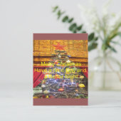 Een prettig kerstfeest wenskaart feestdagenkaart (Staand voorkant)