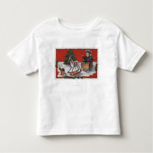 Een prettig kerstfeestKid in een zeepbox Kinder Shirts