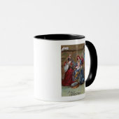 Een prettig kerstfeestNativiteitsscherm Mok (Voorkant rechts)