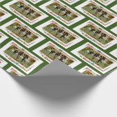 Een prettig kerstpapier voor gevarieerder gebruik cadeaupapier (Hoek)