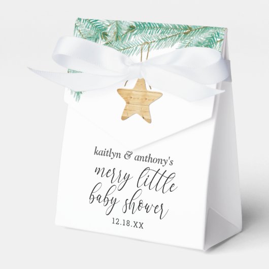 Een prettig klein Baby shower Bedankdoosjes (Voorkant Zijde)