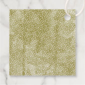 Een prettig klein Baby shower Bedankjes Labels (Achterkant)