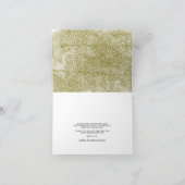 Een prettig klein Baby shower Bedankkaart (Binnen)