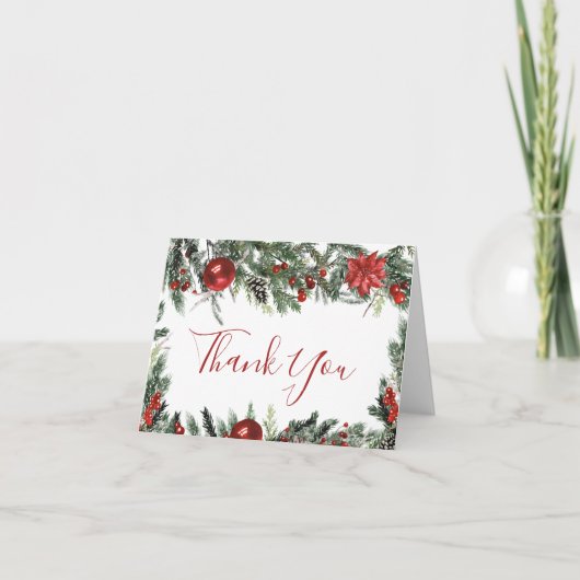 Een prettig klein Baby shower Dank je wel Bedankkaart (Voorkant)