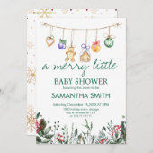 Een prettig klein Baby shower Kaart (Voorkant / Achterkant)