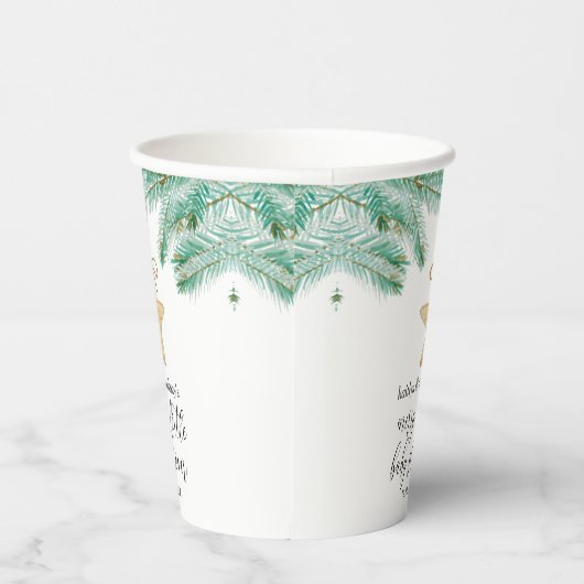 Een prettig klein Baby shower Papieren Bekers (Rechts)