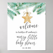 Een prettig klein Baby shower welkom Poster (Voorkant)