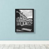 Een prettig Uitzicht Canvas Afdruk (Insitu (Houten vloer))