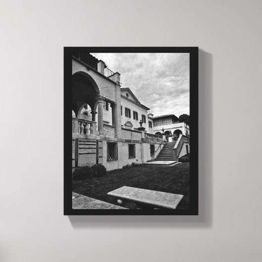 Een prettig Uitzicht Canvas Afdruk (Voorkant)