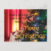 Een prettige dag voor prettige feestdagen en een g (Voorkant)