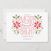 Een prettige en heldere kerstkaart hebben (Voorkant)