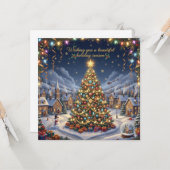 EEN PRETTIGE FEESTELIJKE PERIODE GEWENST KAART (Voorkant / Achterkant in situ)