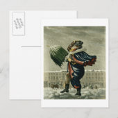 Een prettige kerst en een gelukkig nieuwjaar in Lo Feestdagenkaart (Voorkant / Achterkant)