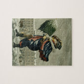 Een prettige kerst en een gelukkig nieuwjaar in Lo Legpuzzel (Horizontaal)